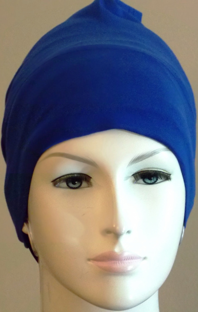 Royal Blue Plain  Hijab underscarf 85